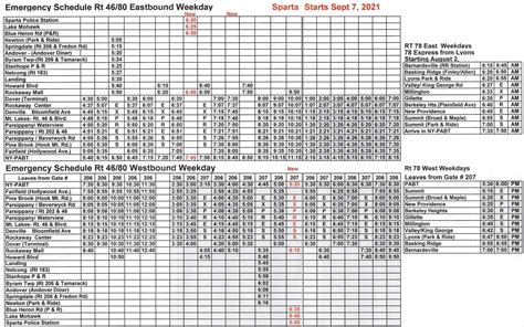 Ramblin bus schedule lakewood 85 - $22