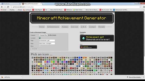 Random minecraft achievement generator  The most recent download link is a strictly 1