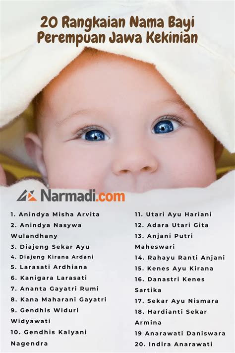 Rangkaian nama bayi perempuan jawa keraton  5