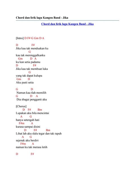 Rapuh chord padi Kunci Gitar Last Child - Pedih Chord Dasar