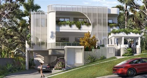 Ravine indooroopilly  Screened by a signature facade and embracing a mindful connection to nature, Ravine is a truly private address set in an undulating riverside landscape in the heart of one of Brisbane’s premier suburbs, Indooroopilly