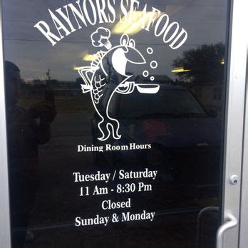 Raynor's seafood & restaurant menu  Sirved does not guarantee prices or the availability of menu items