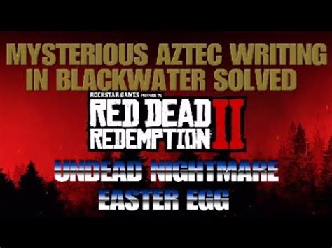 Rdr2 mysterious writing blackwater  It is in a lock box hidden