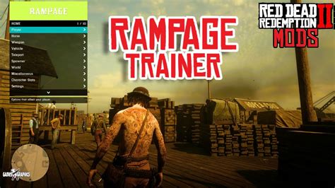 Rdr2 rampage trainer spawn items 6- Kill all the birds, the birds spawns is random, it's possible to spawn only egrets, only heron, only spoonbill or a mix of it, but it'll always spawn at least one when you load the save; 7- If you killed more than 3 birds in the area, you'll need to move far, rest for 24 hours, or just move to another of the three areas