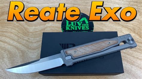 Reate exo gravity knife  If you've never handled one of these, you're really missing out on the fun: the blade slides in and out with a quick pinch of the scales and a slight drop at an angle, making