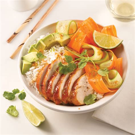 Recettes poke bowl poulet  Déguster!Meilleure recette de poke bowl au poulet