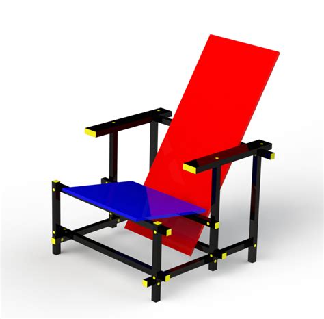 Red and blue chair dimensions 9 W x 17