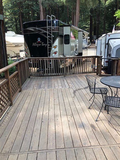 Redwoods rv park  The RV area has full-hookup, 30/50-amp big-rig friendly sites with expanded cable and free Wi-Fi