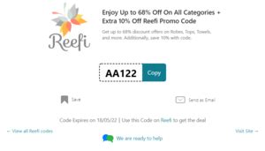 Reefi coupon S