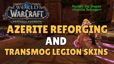 Reforge azerite gear  Blizzard agrees that earning Azerite Armor in Mythic+ feels overly based on luck and in Tides of Vengeance, players will have more control over the Azerite gear they earn through Mythic+