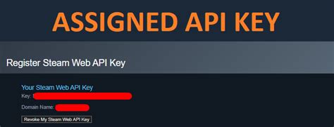 Remove api key steam com“后勾选同意、然后点击注册