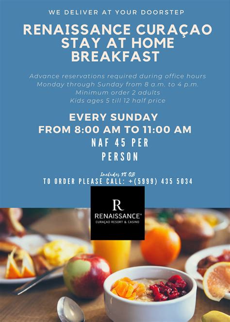 Renaissance curacao breakfast buffet price 1