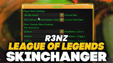Renz skin changer  R3nzSkin is internal skin changer for League of Legends