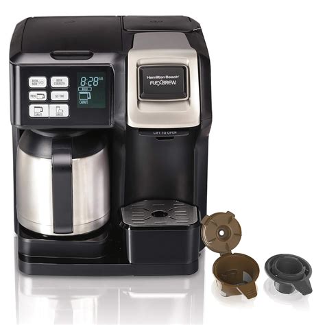 Hamilton Beach 2-Way Programmable 12 Cup and Single-Serve Coffee Maker  WHITE 49933 - Best Buy