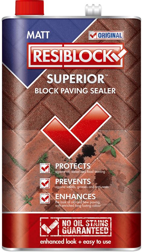Resiblock paving sealer Resiblock Superior Original Block Paving Sealer (Gloss) 5L