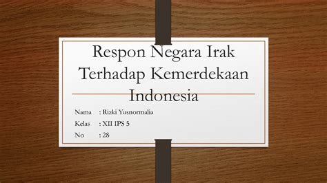 Respon negara irak terhadap proklamasi kemerdekaan indonesia com - Presiden Soekarno memproklamasikan kemerdekaan Indonesia pada 17 Agustus 1945 silam