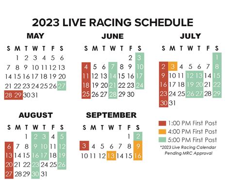 Retama park racing schedule 2023 m