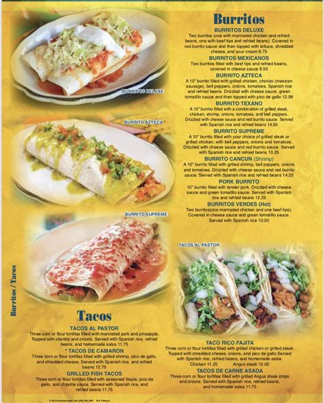 Rey azteca mexican restaurant palmyra menu  Add shrimp for an additional charge