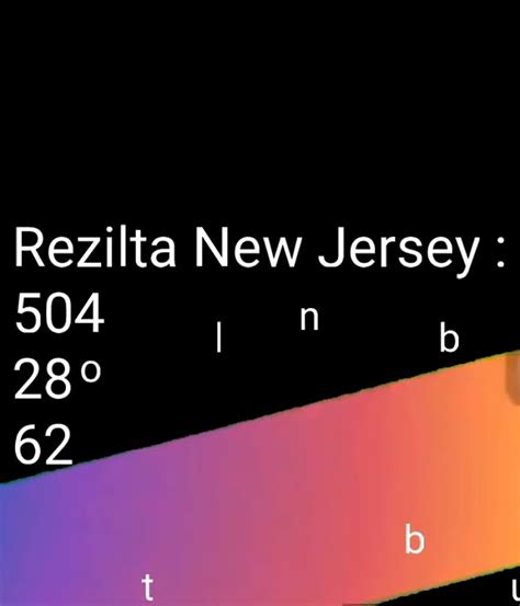 Rezilta new jersey  Boul Pa Nou Borlette V