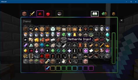 Rgb inventory texture pack 1.20  Tools PMCSkin3D Banners Papercraft