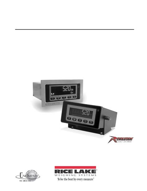 Rice lake 520 weight indicator  520, 720i, 820i or 920i indicator to the network and provides limited control of indicator functions to the programmer