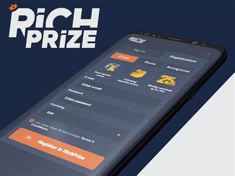 Richprize app download  A mandatory requirement for playing at the bookmaker’s office and online casino Richprize is to create an account