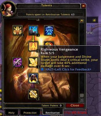 Righteous vengeance wotlk  Theoretically if raid bosses had the true 6
