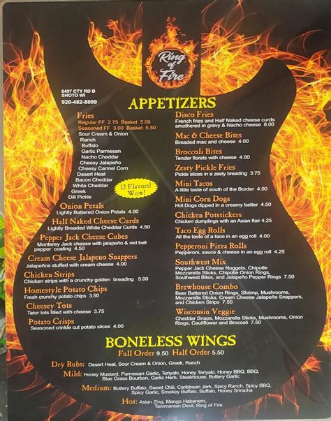 Ring of fire two rivers menu  Two Rivers’ Bike Safety Rodeo is Tuesday