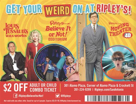 Ripley's believe it or not orlando coupon  Visit website for updated hours