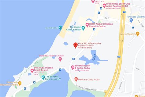 Riu aruba map  Service 4