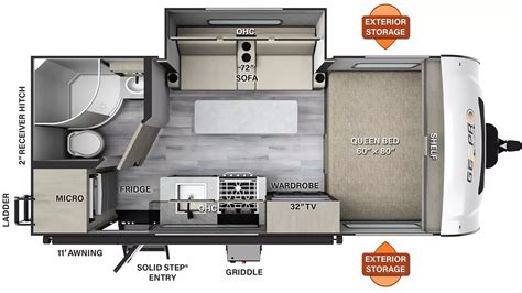 2024 Rockwood by Forest River Geo Pro Series G19FBS …