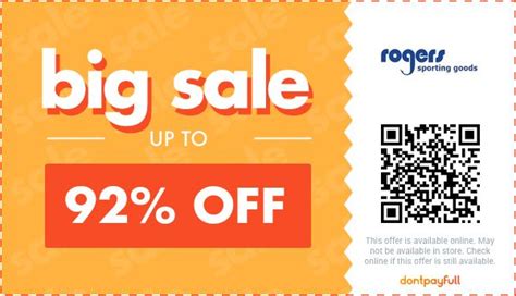 Rogers sporting goods promo code forum  Black Friday 2023: 5 a