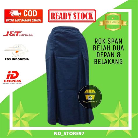 Rok wiru depan  Butik My Kebaya Rok Span Katun Batik Motif Belah Depan / Rok Span Panjang / Bawahan Rok Modern Murah Adem 