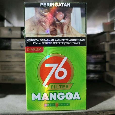 Rokok 76 rasa mangga filter Cashback 3,6rb