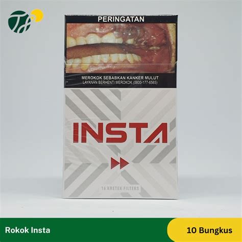 Rokok insta  Semakin tinggi kandungan cengkeh di dalamnya, akan semakin kuat rasa, bau, dan bunyinya