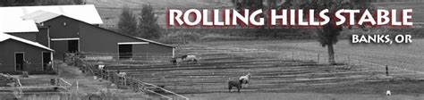 Rolling hills stables banks oregon  Not now