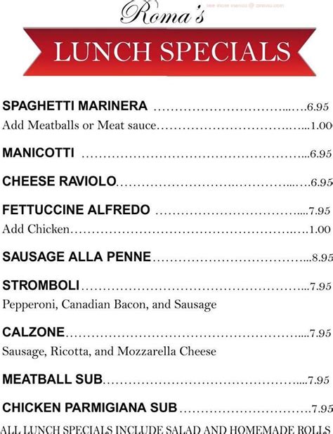 Roma italian restaurant scottsbluff menu  Open now : 11:00 AM - 9:00 PM