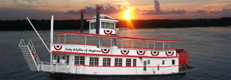 Romantic dinner cruise daytona beach Adventure Boat Tours - Sunset Water Tour in St