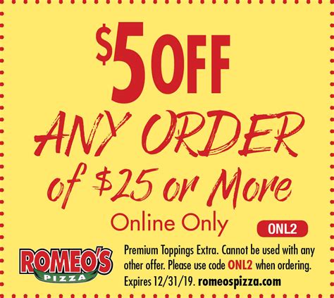 Romeo's pizza instructions  5731 Williams Dr