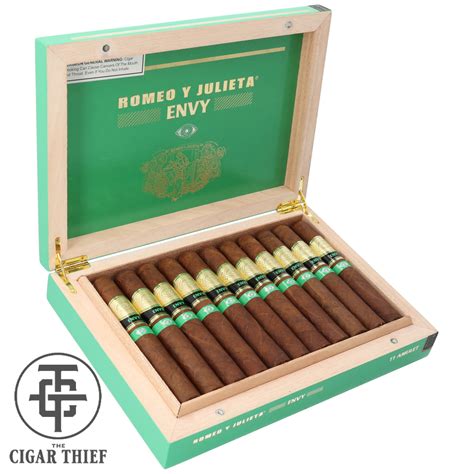 Romeo y julieta envy  With a slightly oily Indonesian wrapper and Dominican binder and long-filler, this pleasant-tasting cigar offers perfect balance