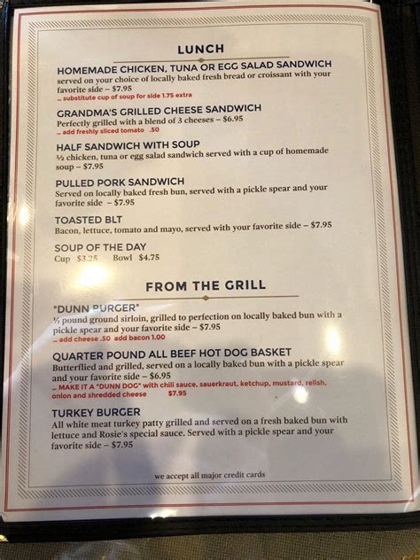 Rosie's cafe ormond beach menu  Granada Blvd