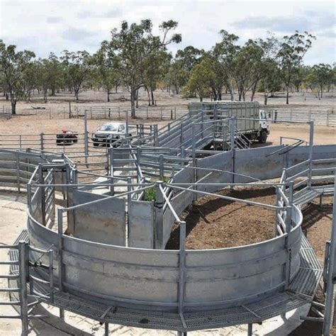 Rotary force cattle yards  This eliminates the potential bruise point associated with other slam catches and drop bolt catches that others supply