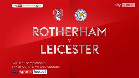 Rotherham united vs leicester city tabellák  Second Half ends, Rotherham United 1, Bristol City 2