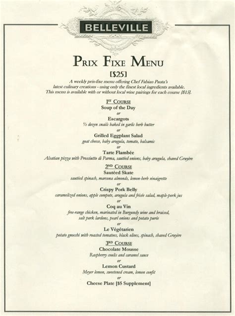 Rothmann's steakhouse prix fixe menu  It is not until July of 1907 that the steakhouse, as well as the Inn, was purchased by Charles & Franziska Rothmann