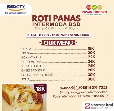 Roti panas bsd  Dec 1, 2018 ·   Baca pendapat dan lihat foto dari pengunjung mengenai makanan di Kakolait, BSD, Tangerang