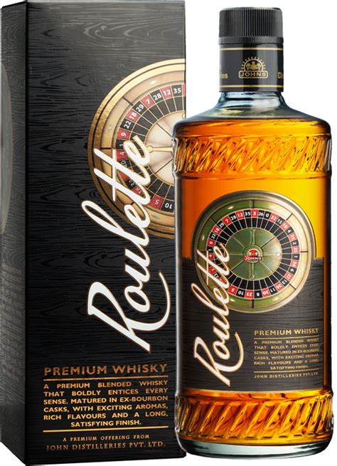 Roulette whisky price in kolkata Cost of (180ml) Black and White Whisky