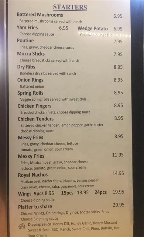 Royal hotel dillingers weyburn menu  Hey all! Its messy monday! Our messy fries are on for 9 bucks and we have our mugs of draught for $4