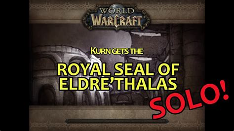 Royal seal of eldre'thalas priest  The Athenaeum is also accessible via a shortcut door in Dire Maul North using either Crescent Key , Lockpicking (300) or Engineering (275) with Powerful Seaforium Charge 