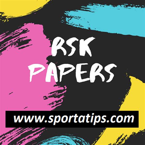 Rsk pool papers  W e publish Soccer Research, Capital International, BigWin Soccer, WinStar, Bob Morton, Special Advance Fixtures, Right On Football Fixtures, generally known as RSK Papers