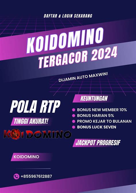 Rtp koidomino Satu Satunya alasan KoiDomino Saat ini memberikan altenatif Via Pulsa karena untuk mempermudah para member setia KoiDomino dalam melakukan transaksi setiap waktu